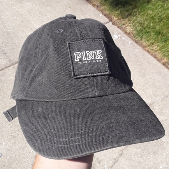 pink brand hat